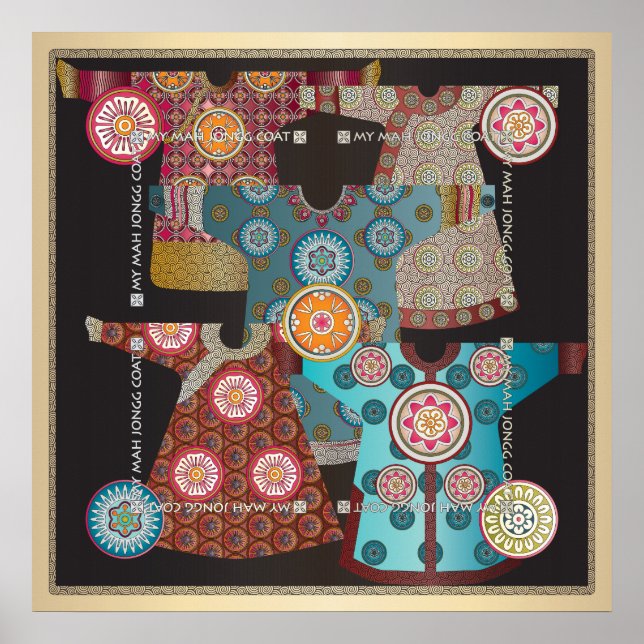 Mah Jongg Coat Poster (Front)