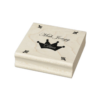 Mah Jongg Diva Rubber Stamp