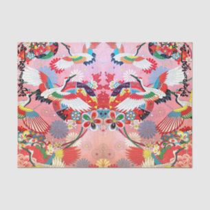 Mah Jongg Egrets in Paradise Tissue Paper