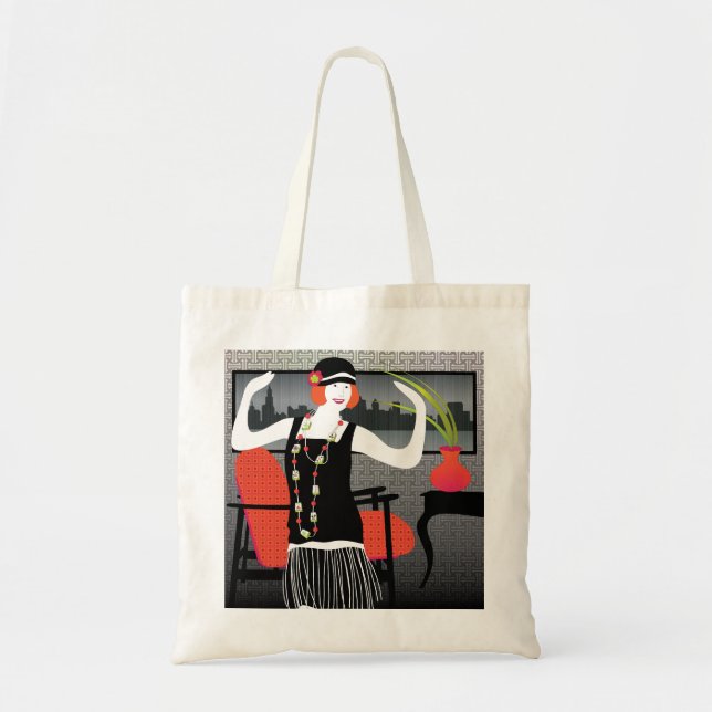 Mah Jongg Flappers Bag (Front)
