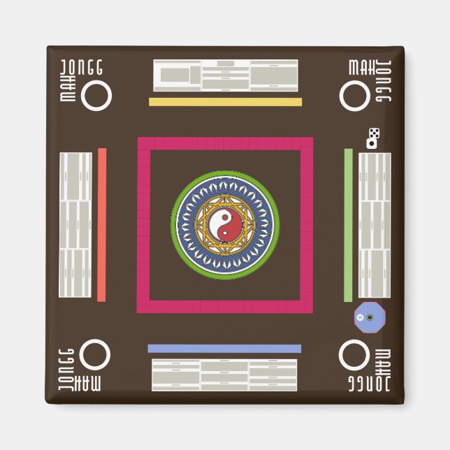 Mah Jongg Game Magnet (Front)