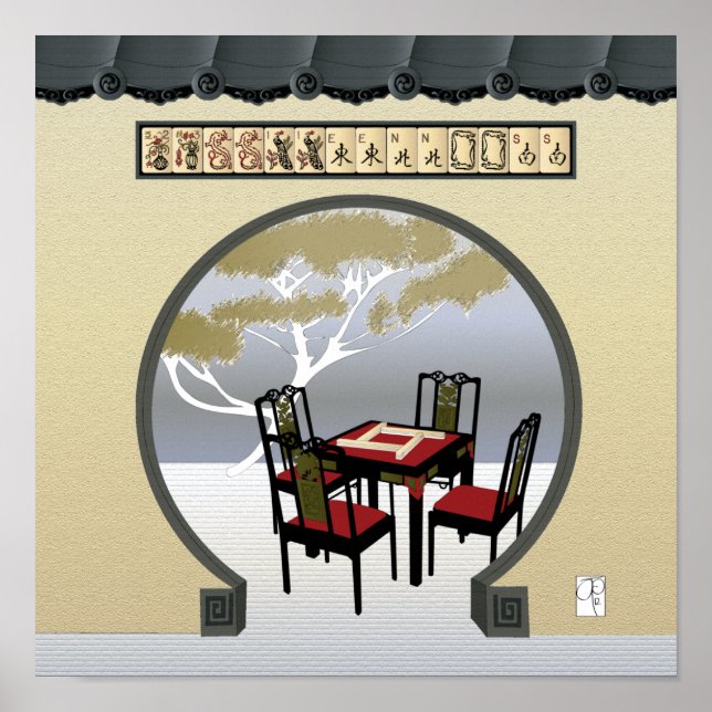 Mah Jongg Garden Poster (Front)