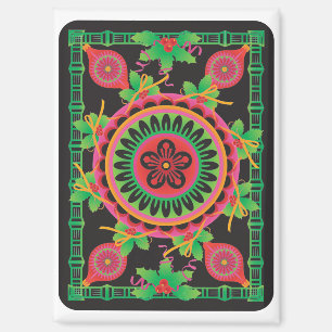 Mah Jongg Greetings Magnet