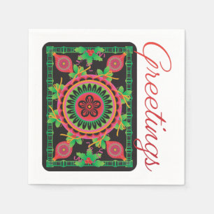 Mah Jongg Greetings Napkins