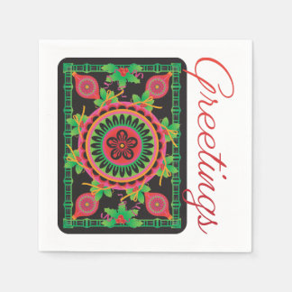 Mah Jongg Greetings Napkins