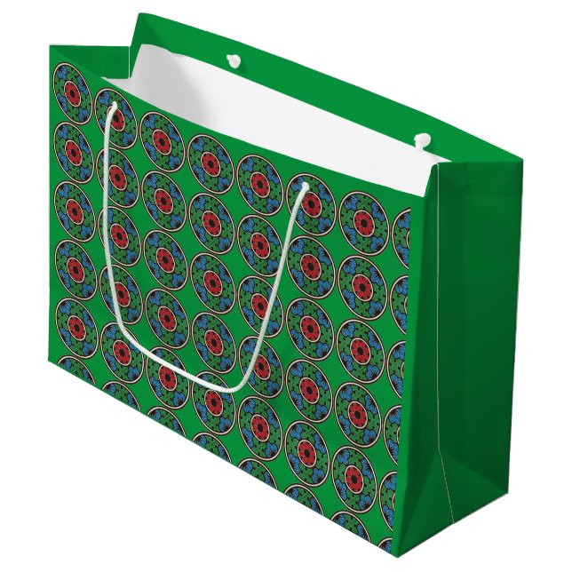 Mah Jongg Holiday Gift Bag (Front Angled)