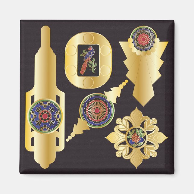 Mah Jongg Jewellery Magnet (Front)