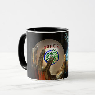 Mah Jongg Joker and Dragon Mug
