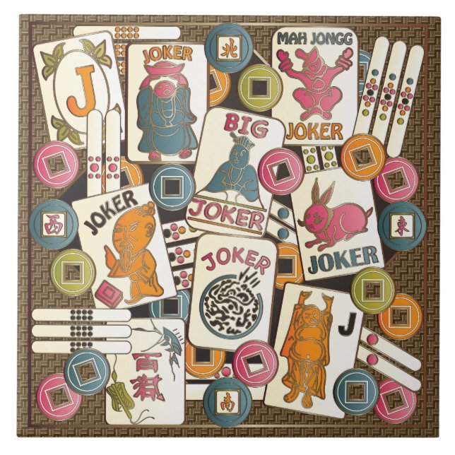 Mah Jongg Jokers Tile (Front)