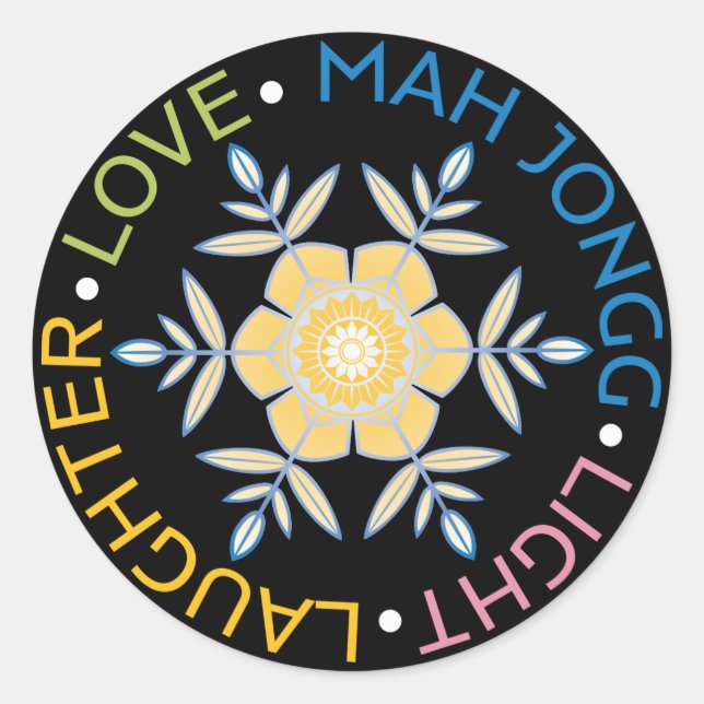 Mah Jongg Light Stickers (Front)