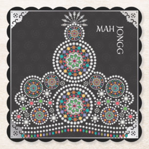 Mah Jongg Limerick Taj Coaster