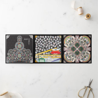 Mah Jongg Limericks 1 Trifold Card