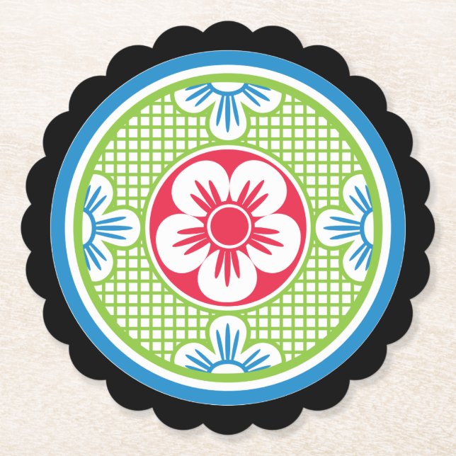 Mah Jongg Logo 2 Coaster (Front)