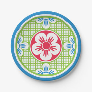 Mah Jongg Logo 2 Paper Plates