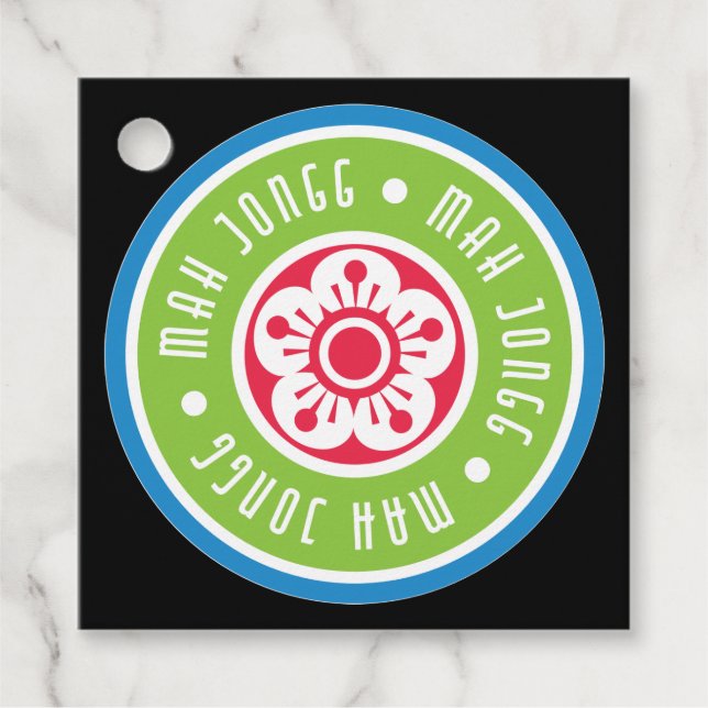Mah Jongg Logo Tag (Front)