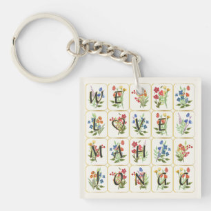 Mah Jongg Love Keychain