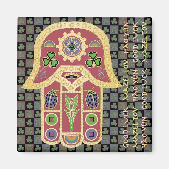 Mah Jongg Lucky Magnet (Front)