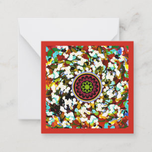 Mah Jongg Mistletoe Small Card