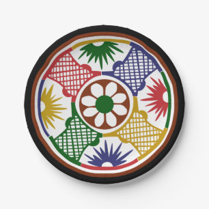 Mah Jongg One Circle Paper Plate