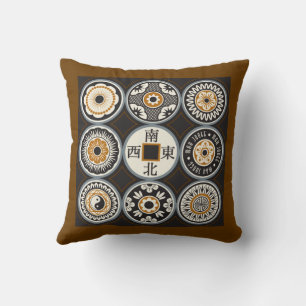 Mah Jongg One Dots Coin Pillow