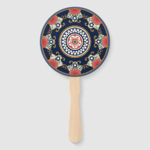 Mah Jongg Patterns Hand Fan