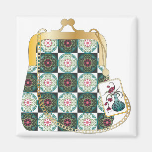 Mah Jongg Purse Magnet