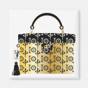 Mah Jongg Purse Magnet