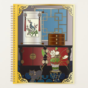 Mah Jongg Red Cabinet Planer Planner