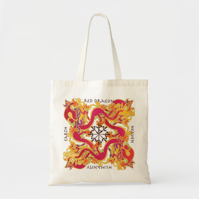 Mah Jongg Red Dragon Bag (Front)