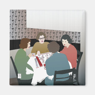 Mah Jongg Retro Magnet