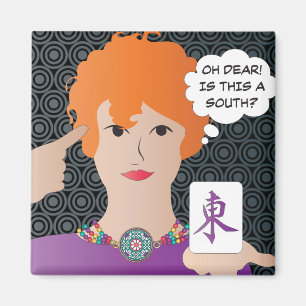 Mah Jongg Sayings Winds Magnet