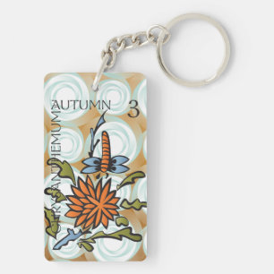 Mah Jongg Seasons Autumn/Winter Keychain