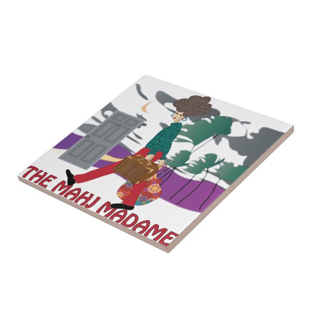 Mah Jongg The Mahj Madame Tile (Side)