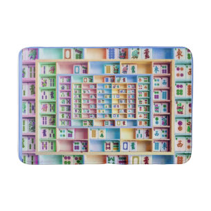 Mah Jongg Tiles Bath Mat