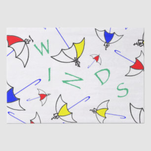 Mah Jongg Winds Tissue Paper