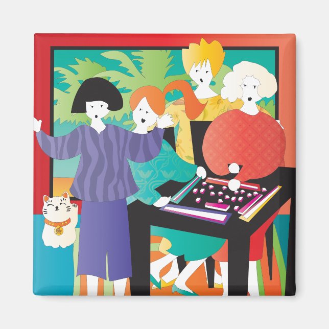 Mah Jongg Winner2 Magnet (Front)