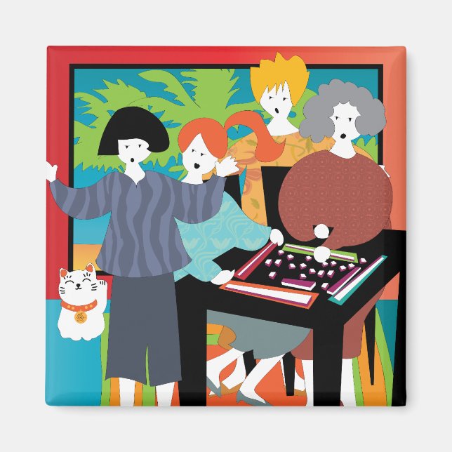 Mah Jongg Winner Magnet (Front)