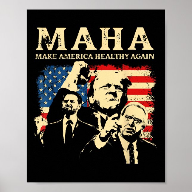 Maha 2024 Funny Trump 45 Pro  Poster (Front)