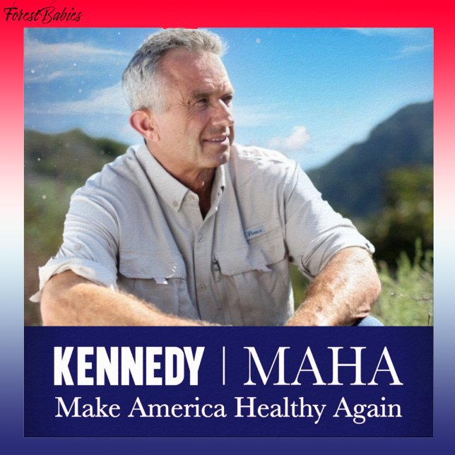 MAHA Make America Healthy Again Kennedy RFK jr🇺🇸 Poster (MAHA Make America Healthy Again RFK USA Downloadable Robert F Kennedy jr Patriotic Bobby Poster 🇺🇸)
