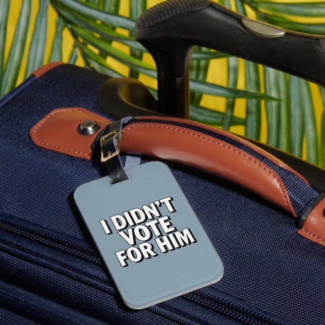 MAHA Make America Healthy Again Patriotic Luggage Tag (Front Insitu 1)