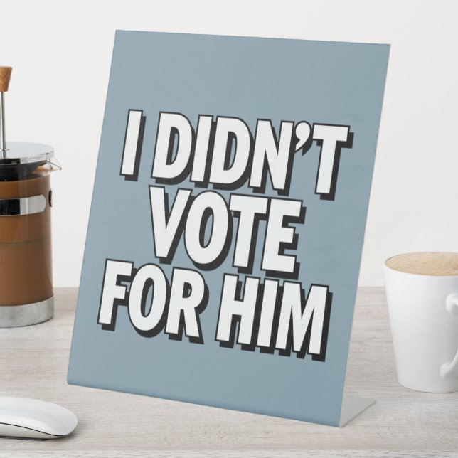 MAHA Make America Healthy Again Patriotic Pedestal Sign (In SItu)