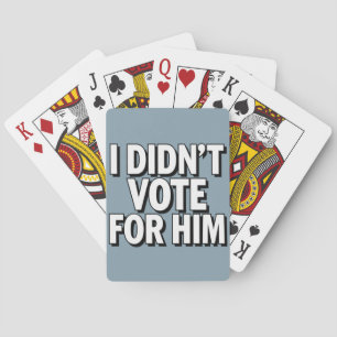 MAHA Make America Healthy Again Patriotic Playing Cards