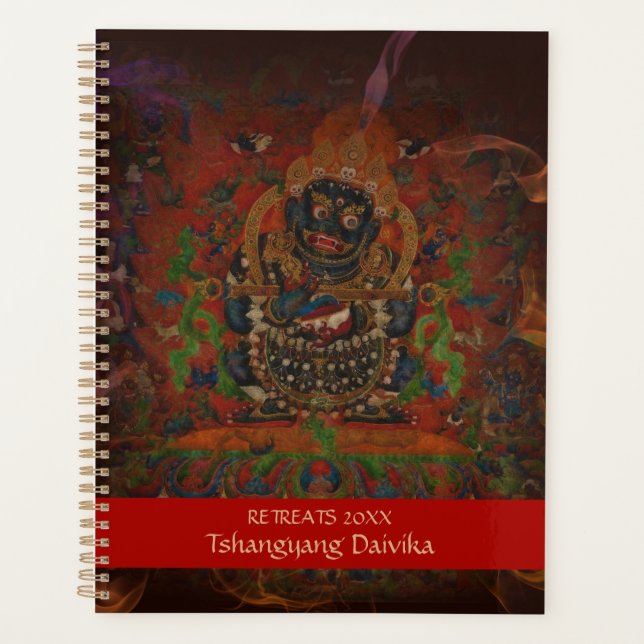 Mahakala From Tibetan Buddhism Personalised Planner (Front)