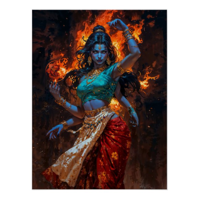 Mahakali – The Living Fire Poster (Front)
