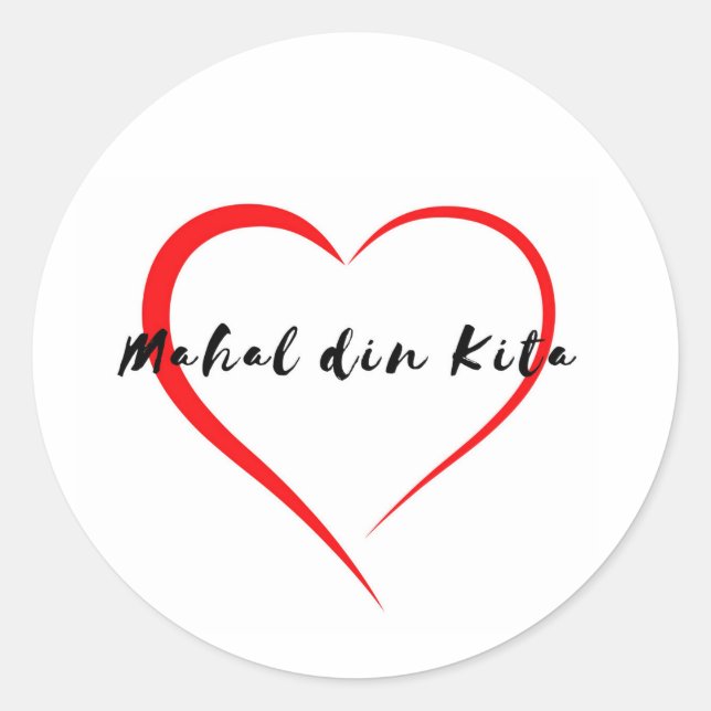 Mahal din Kita Stickers (Front)