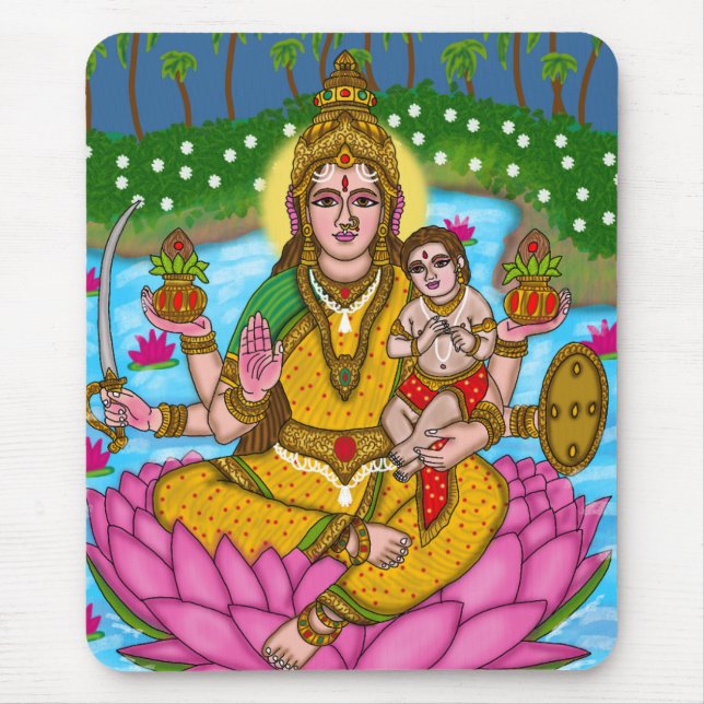 Mahalakshmi Mouse Pad (Front)
