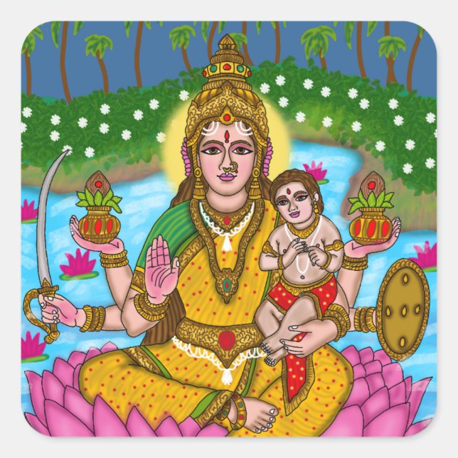 Mahalakshmi Stickers (Front)