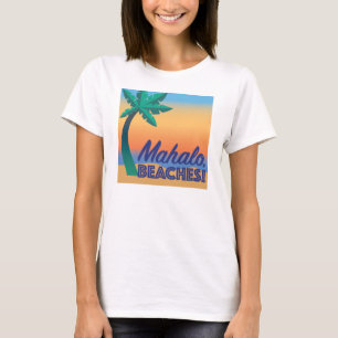 Mahalo Beaches Basic Tanktop T-Shirt