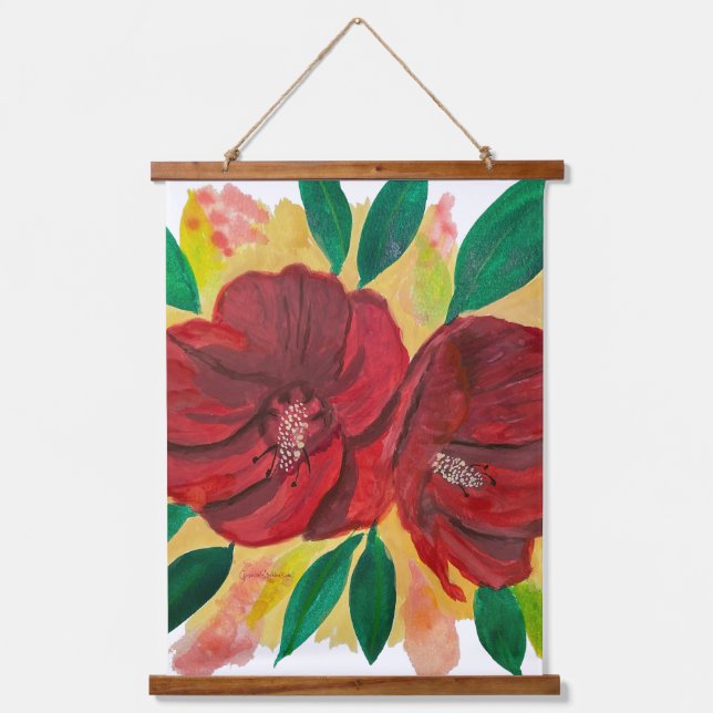 Mahalo Hanging Tapestry (Front)