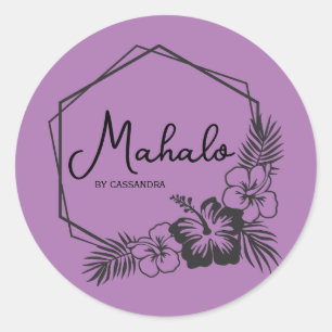 Mahalo thank you customisable Hawaiian  sticker
